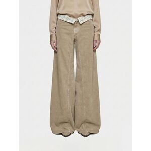Pinko Jeans Woman Beige